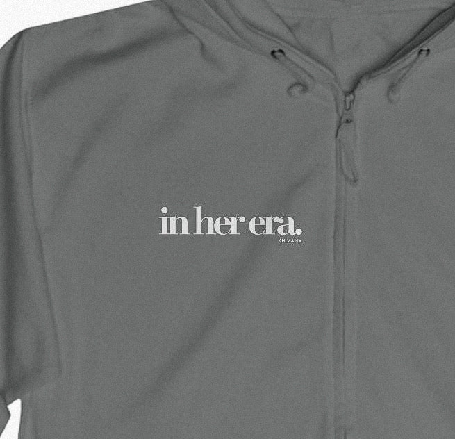 In Her Era Zipper Hoodie