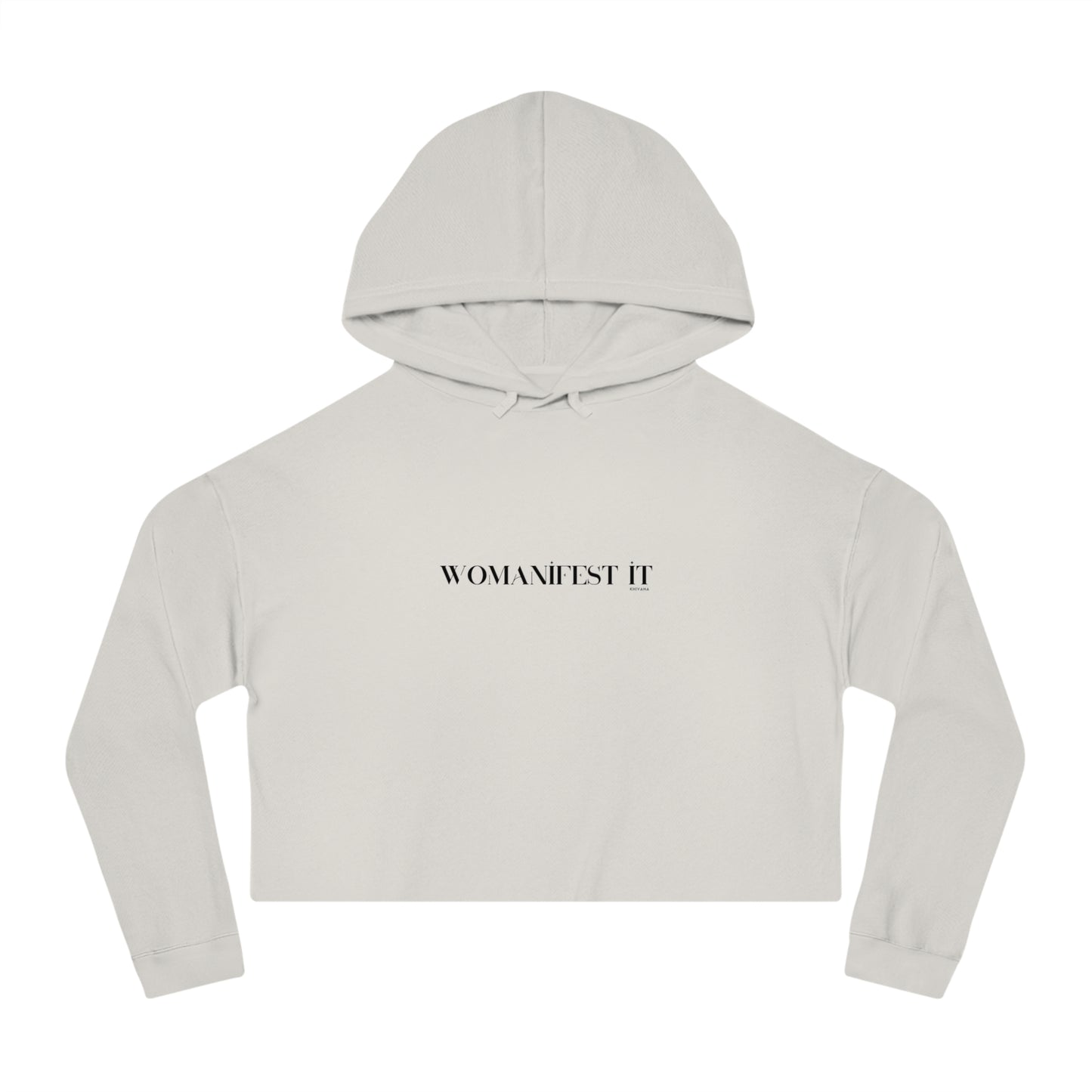 Womanifest It Cropped Hoodie
