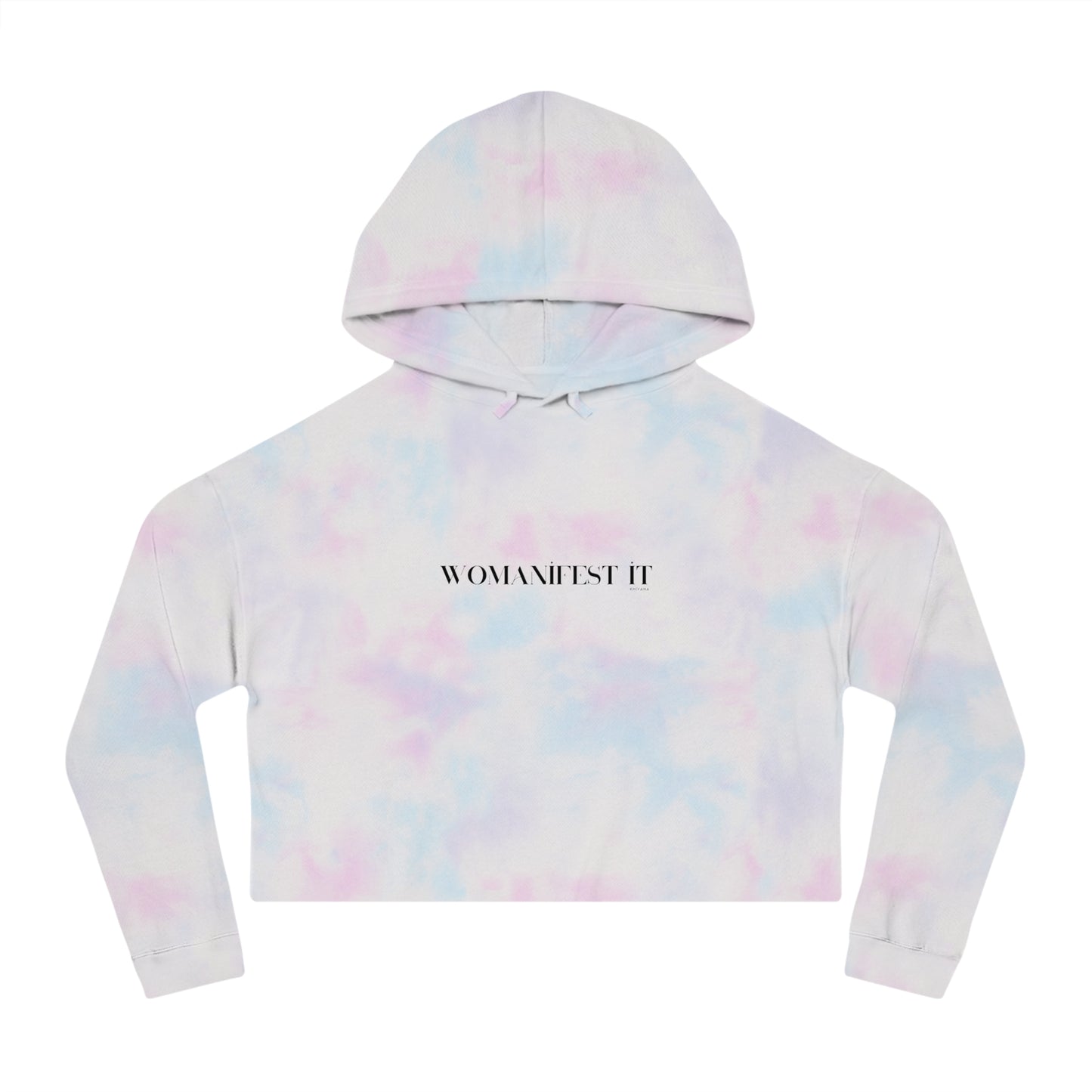 Womanifest It Cropped Hoodie