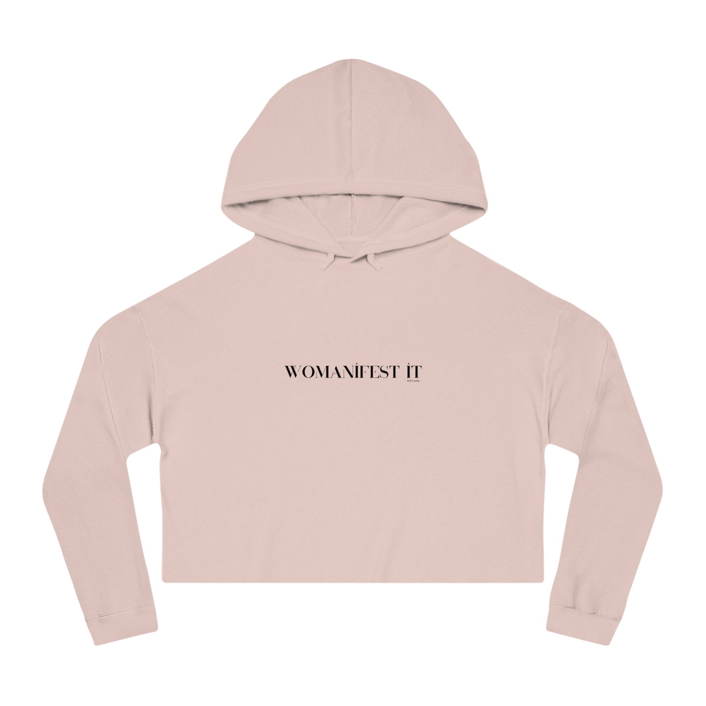 Womanifest It Cropped Hoodie