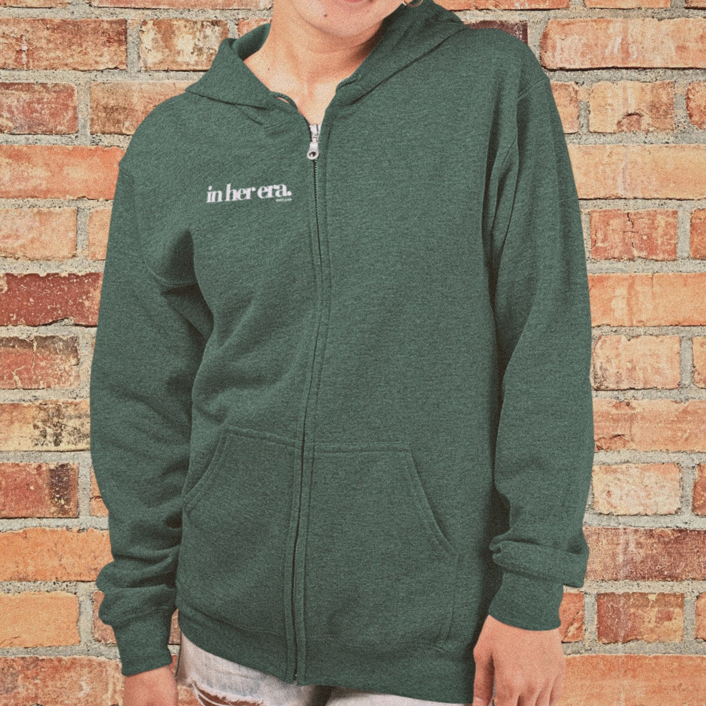 In Her Era Zipper Hoodie